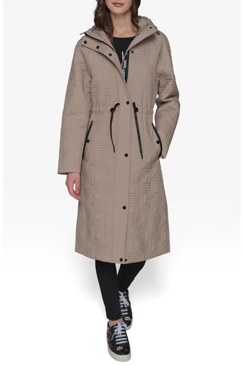Double L Quilted Coat (Women) | Nordstrom
