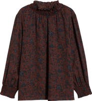 SUGARLIPS Kalida Ruffle Collar Top