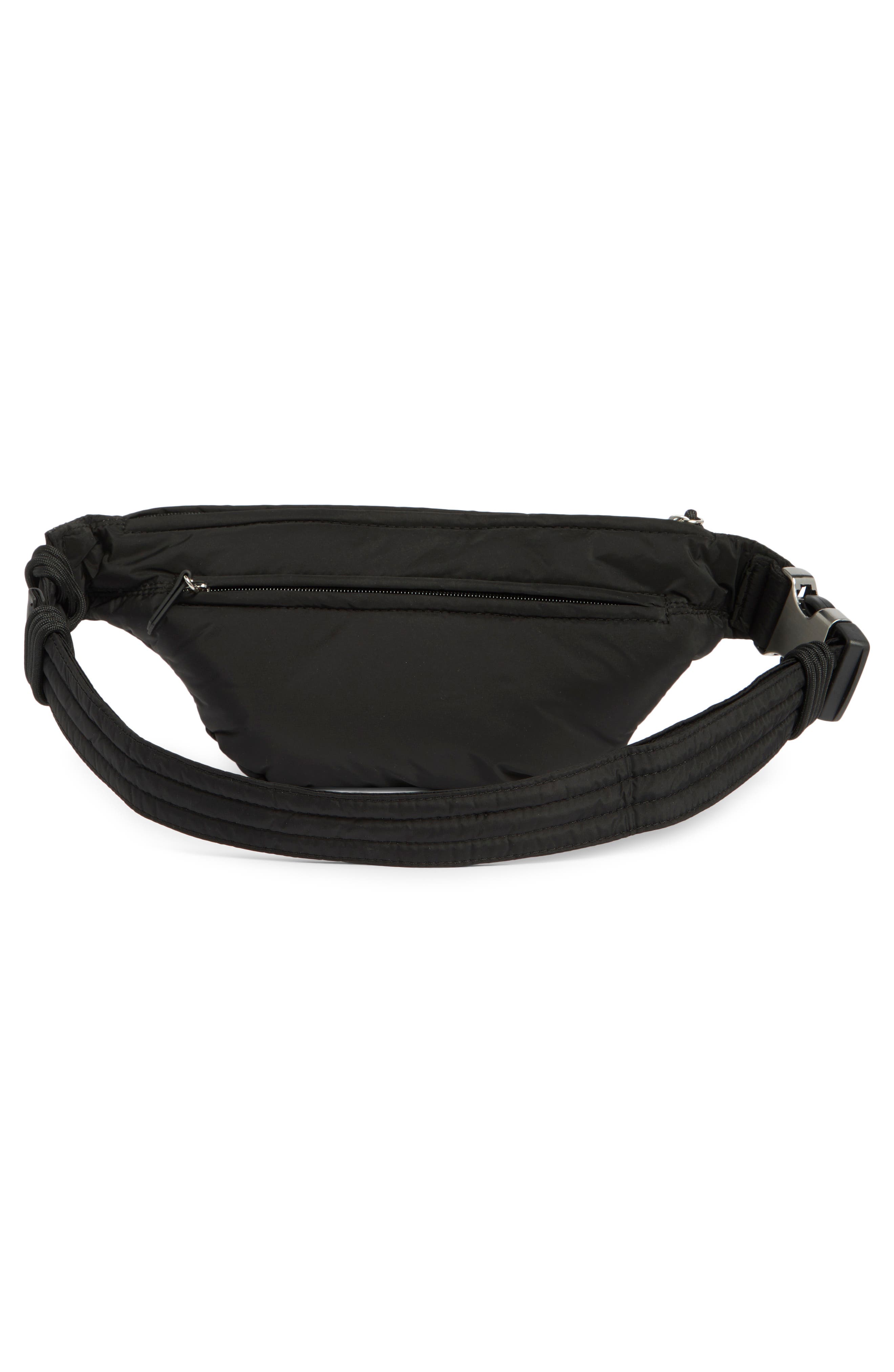 Dolce Vita Nylon Belt Bag, Alternate, color, Black