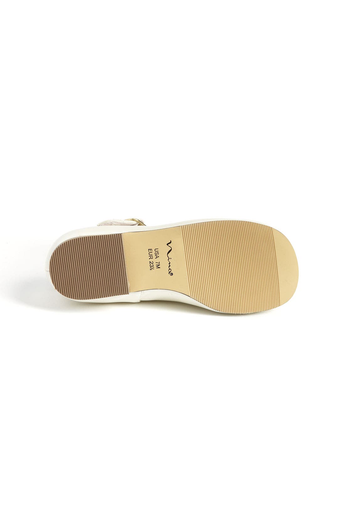 'Bonnett' Mary Jane, Alternate, color, BONE PEARLIZED NAPPA