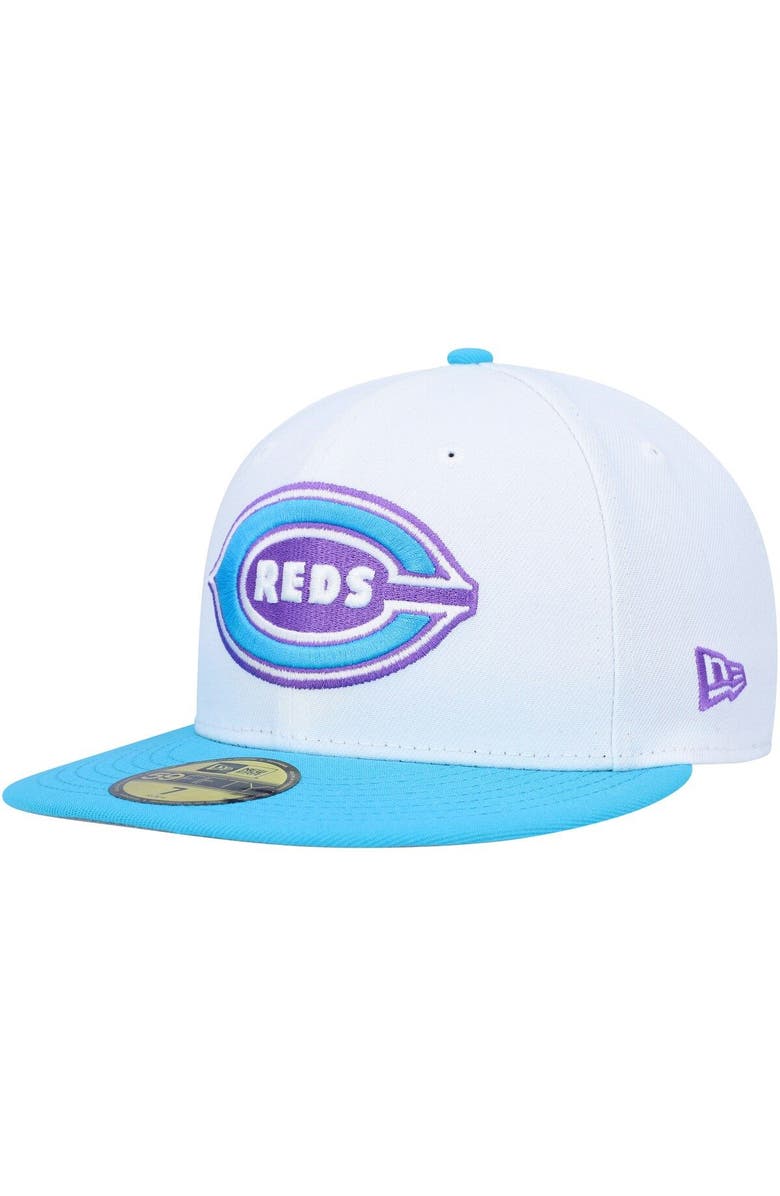 New Era Men's New Era White Cincinnati Reds 1938 MLB All-Star Game Vice 59FIFTY Fitted Hat, Alternate, color, White