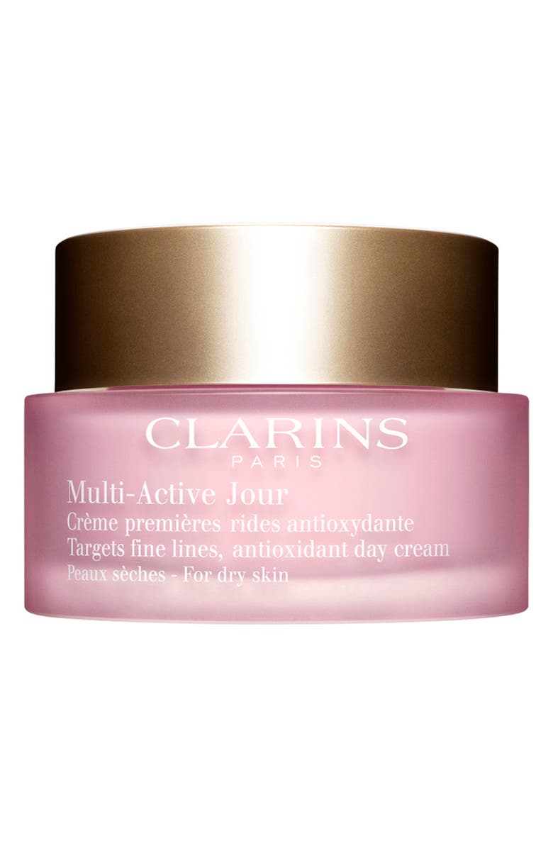 Clarins Multi-Active Anti-Aging Day Moisturizer for Glowing Skin, Dry Skin, Main, color, 