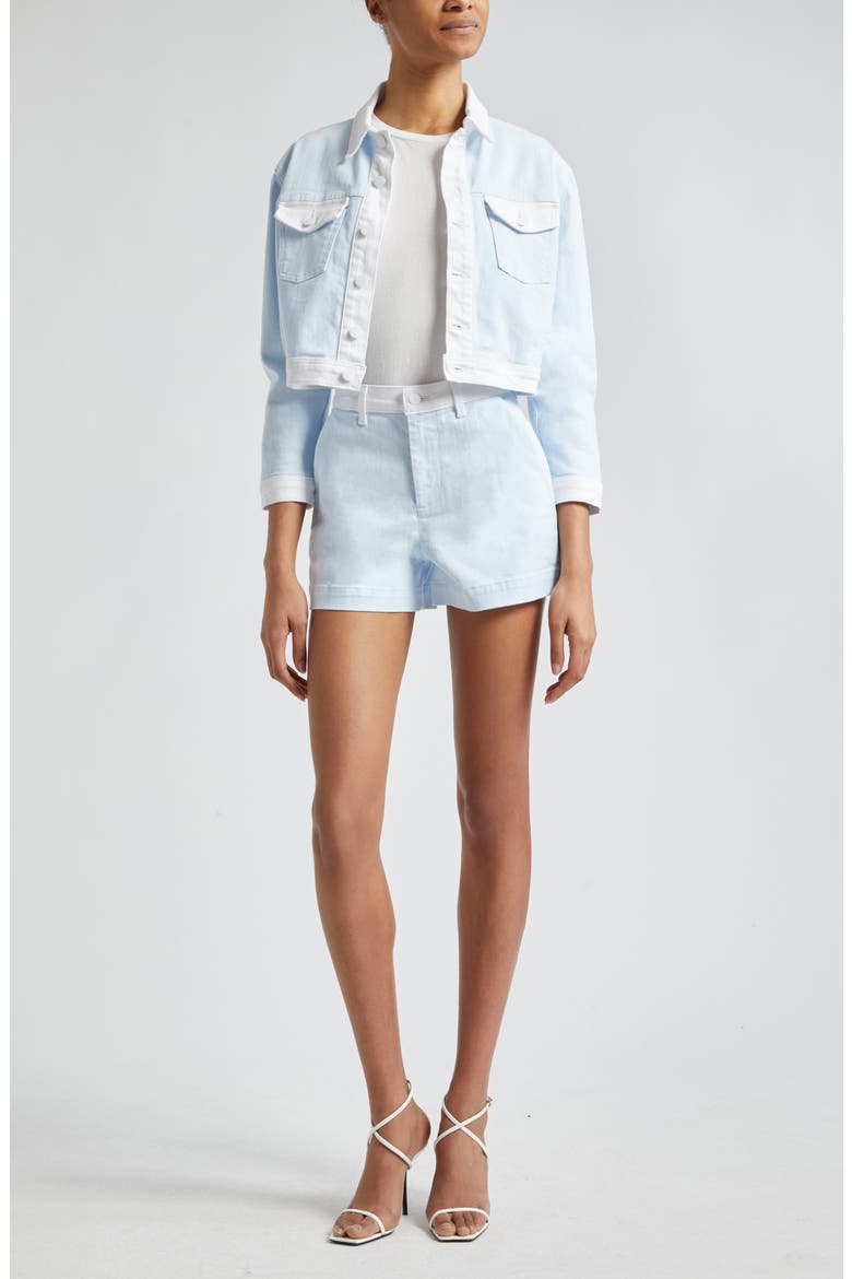 Koda Colorblock Crop Jacket, Alternate, color, ICE WATER