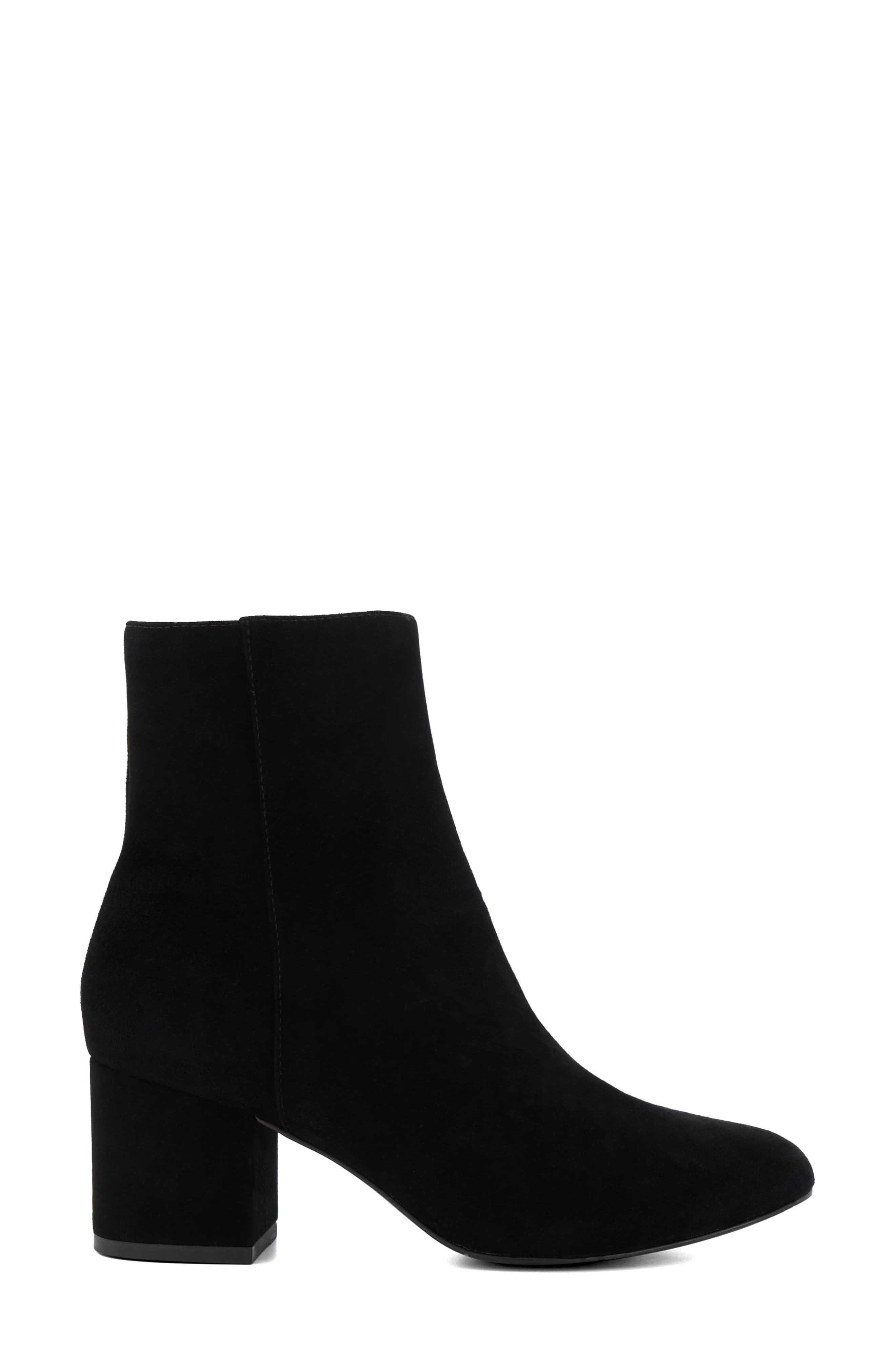 Dune London Ottack Bootie, Alternate, color, Black-Suede