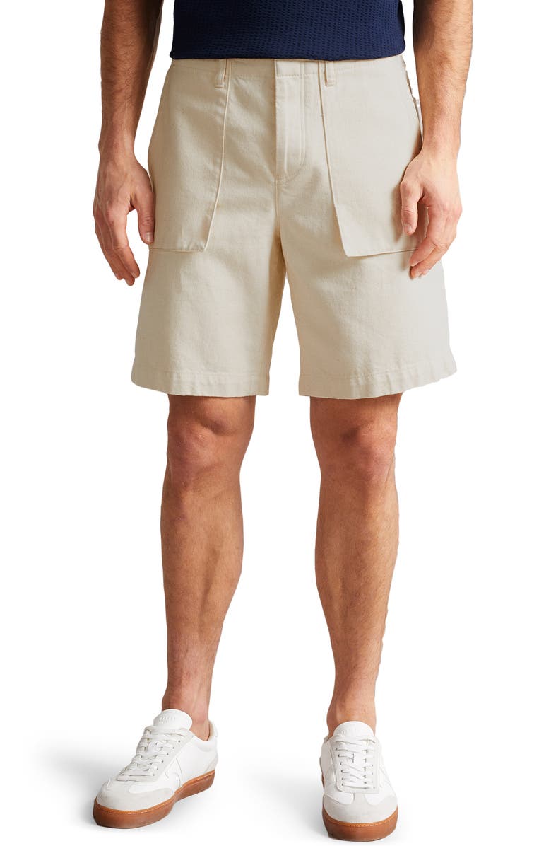 Ted Baker London Pellon Denim Utility Shorts, Main, color, 