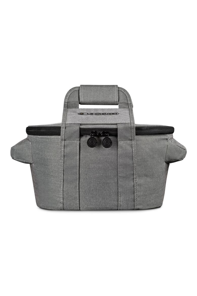 Round Dutch Oven Tote, Alternate, color, NOIR