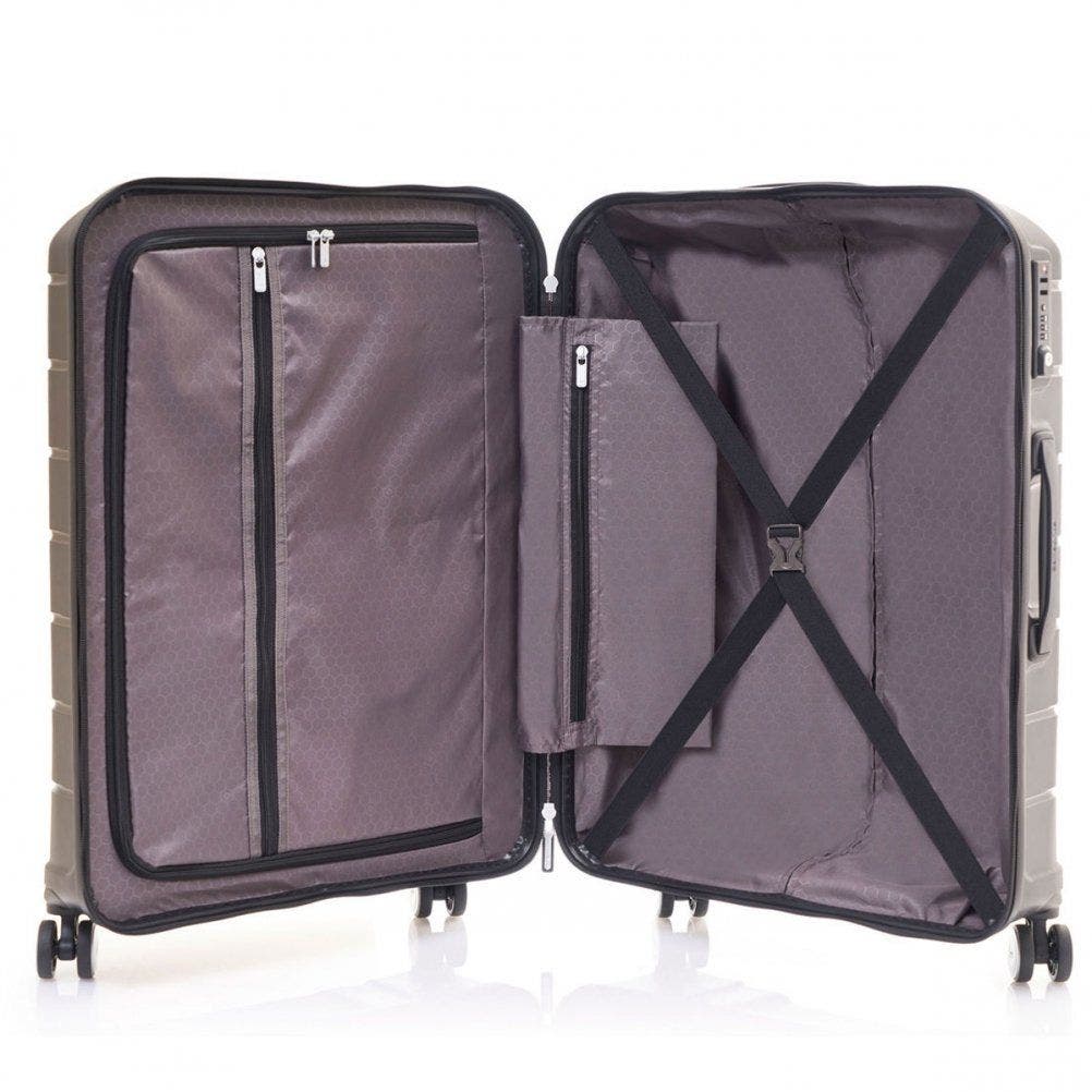 Samsonite Freeform 2-Piece Set (21/28) Hardside Expandable with Double Spinner Wheels, Alternate, color, Black