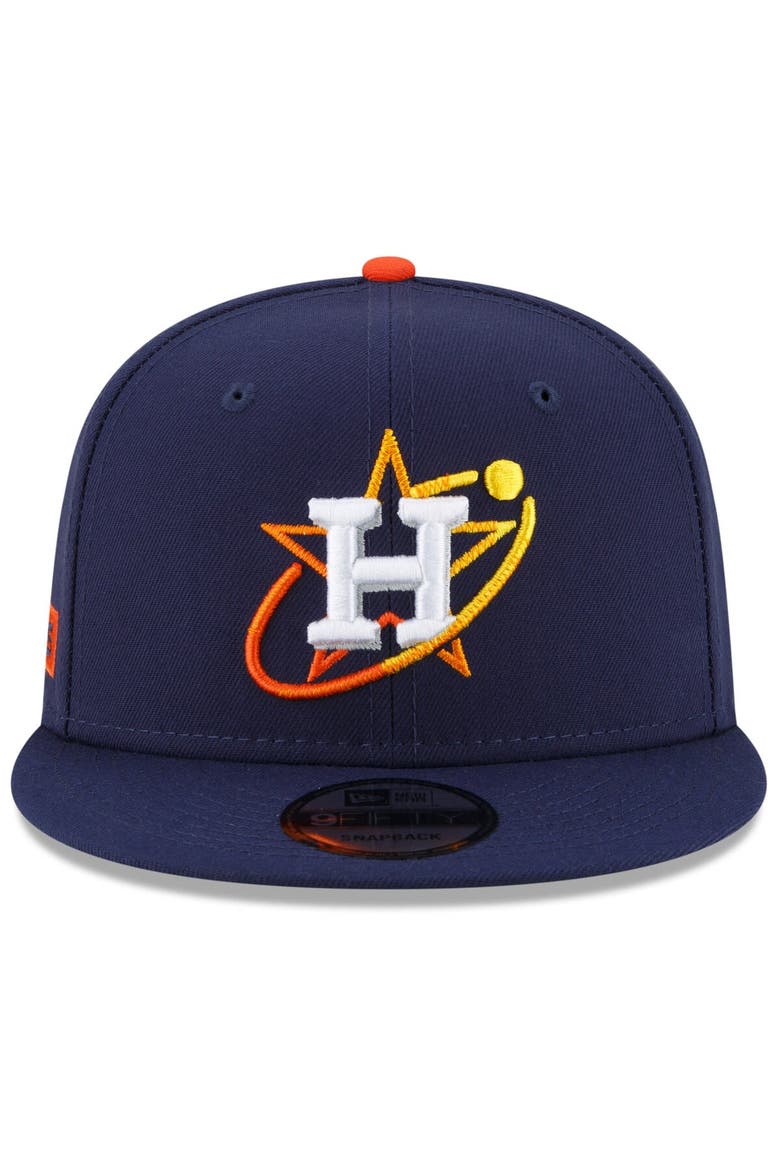 Men's New Era Navy Houston Astros 2022 City Connect 9FIFTY Snapback Adjustable Hat, Alternate, color, Navy