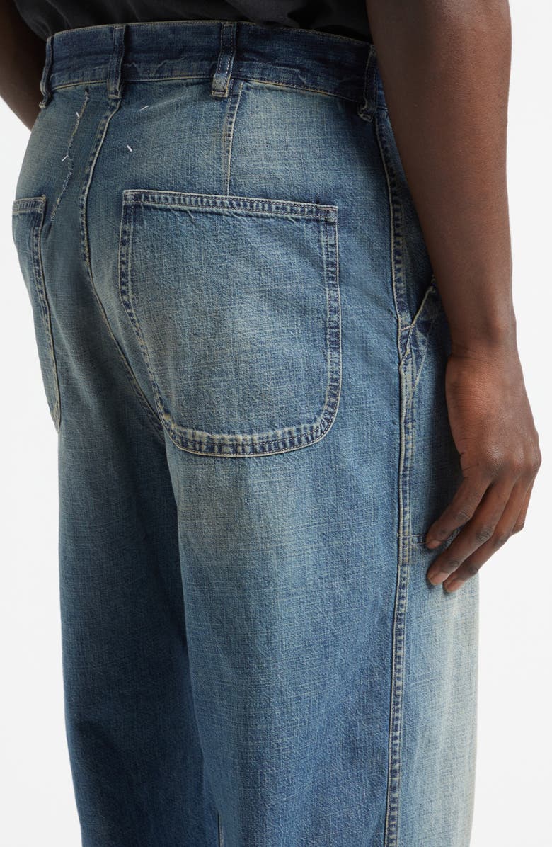 Maison Margiela Wide Leg Jeans, Alternate, color, Washed Blue