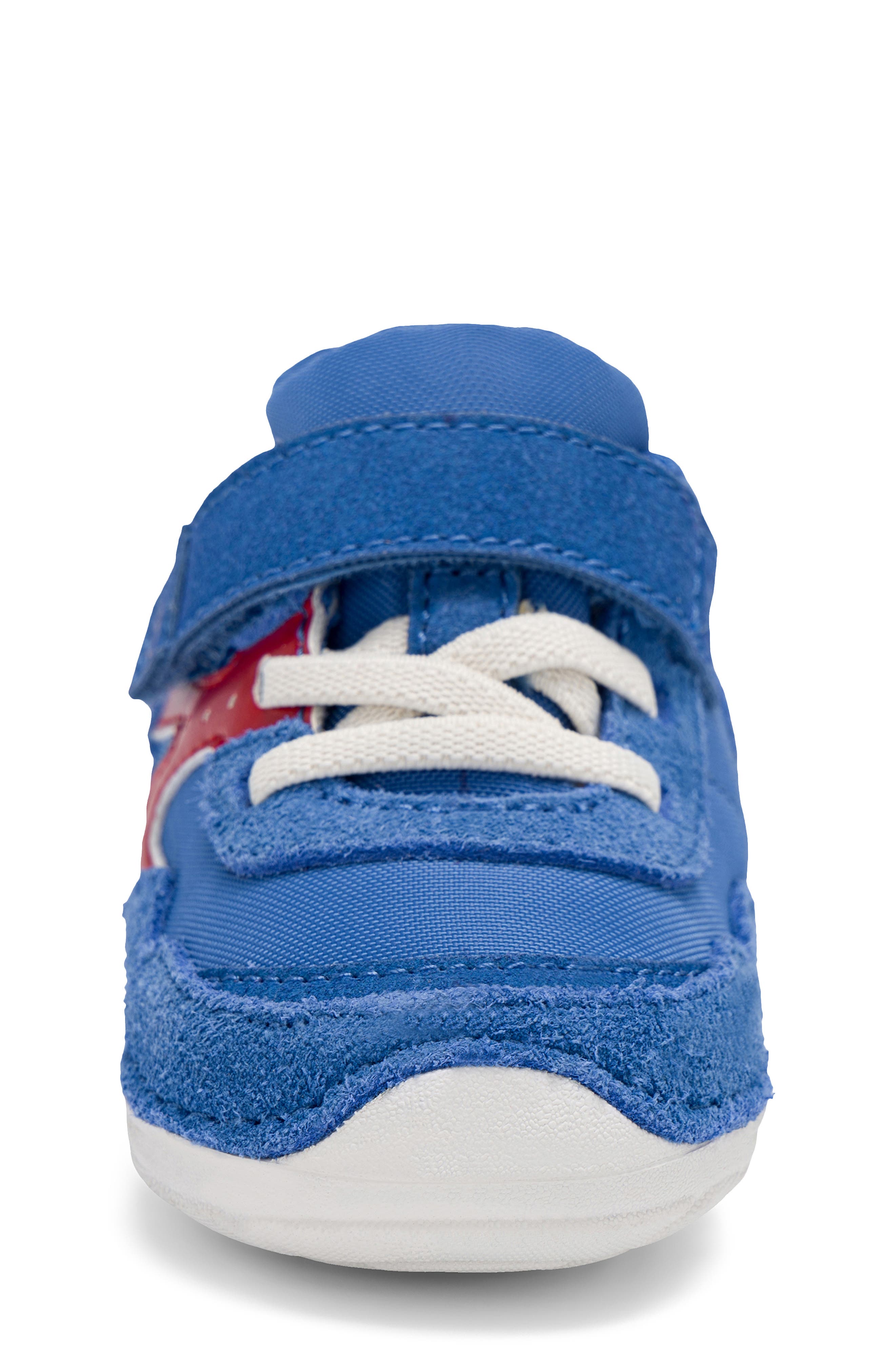 Kids' London Run Sneaker, Alternate, color, BLUE/ RED