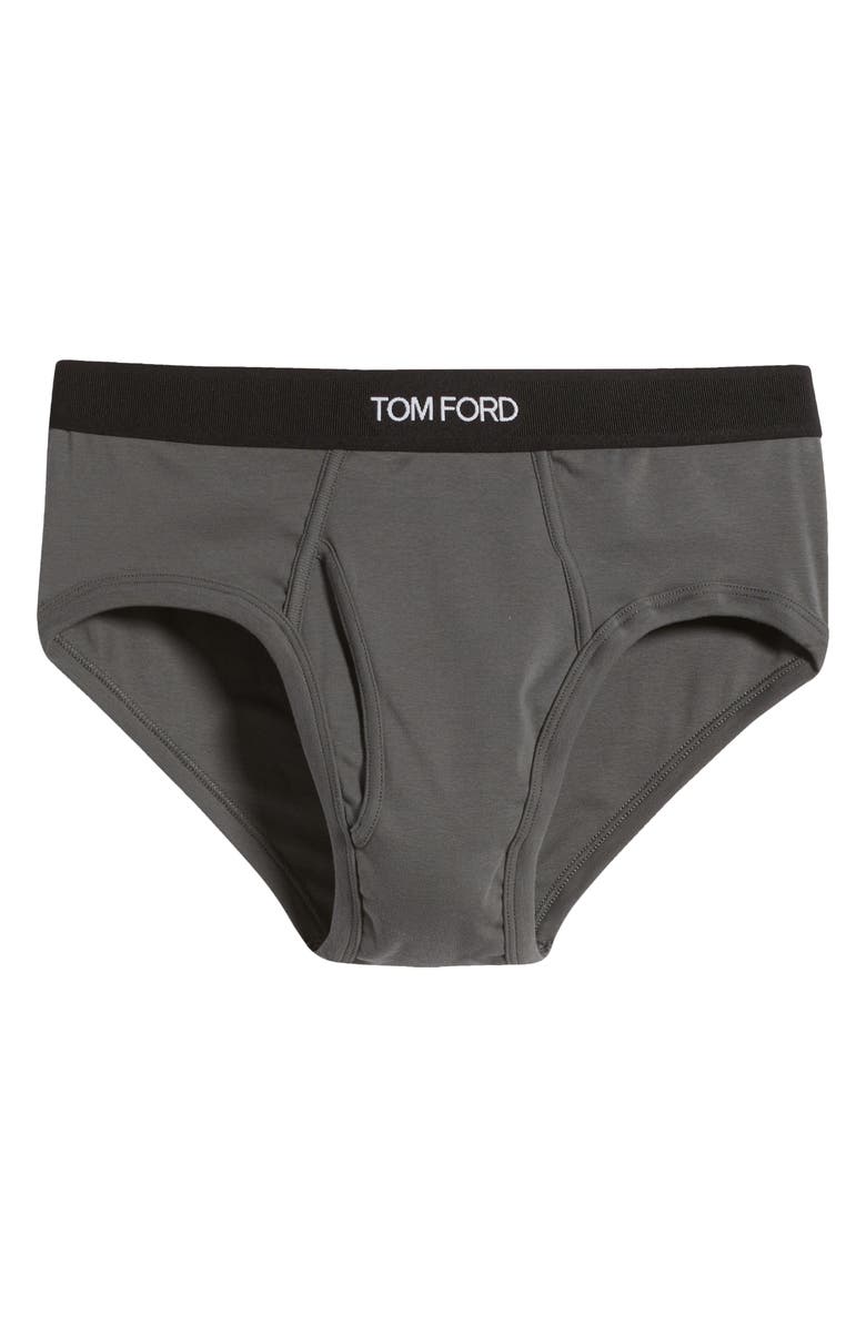 TOM FORD Cotton Stretch Jersey Briefs, Alternate, color, 