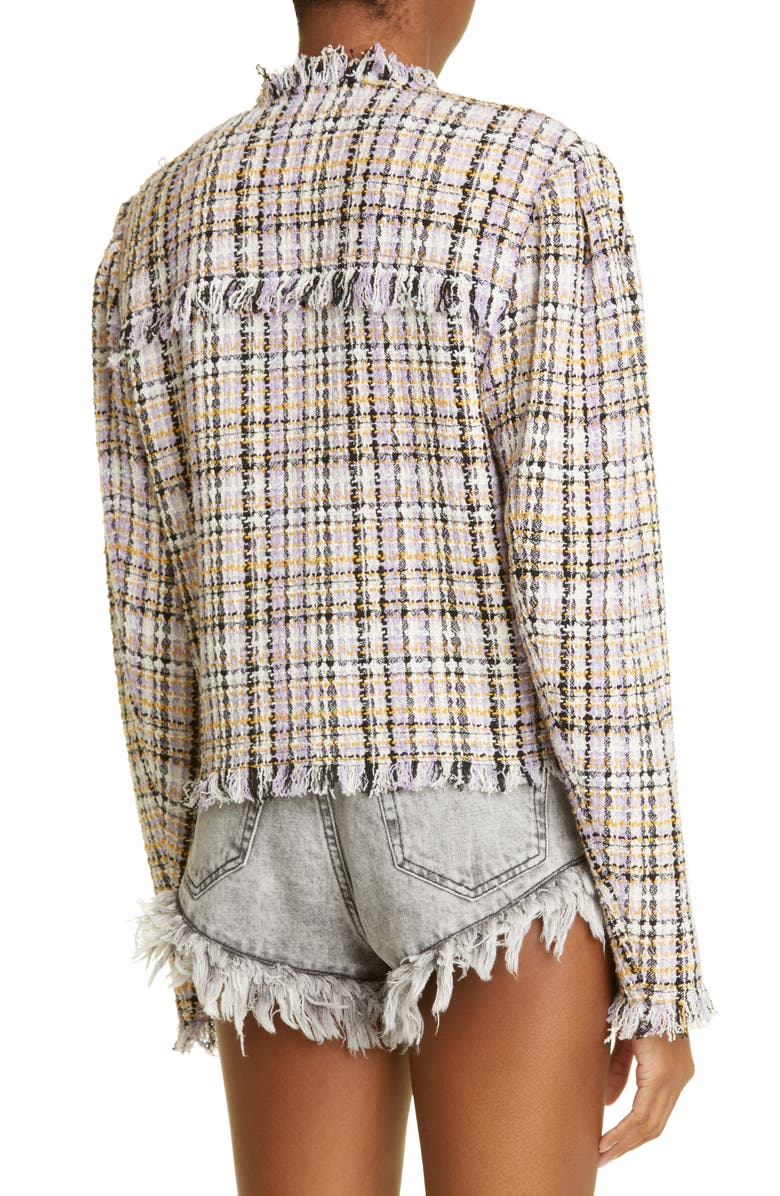 Isabel Marant Étoile Nameo Tweed Jacket, Alternate, color, 