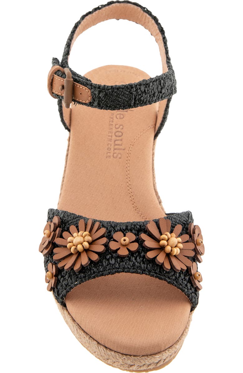 Gentle Souls Gibson Espadrille Ankle Strap Platform Wedge Sandal, Alternate, color,