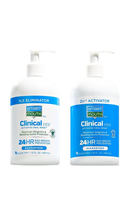 Clinical Activated 2-Bottle Mouthwash System 16 fl oz Each