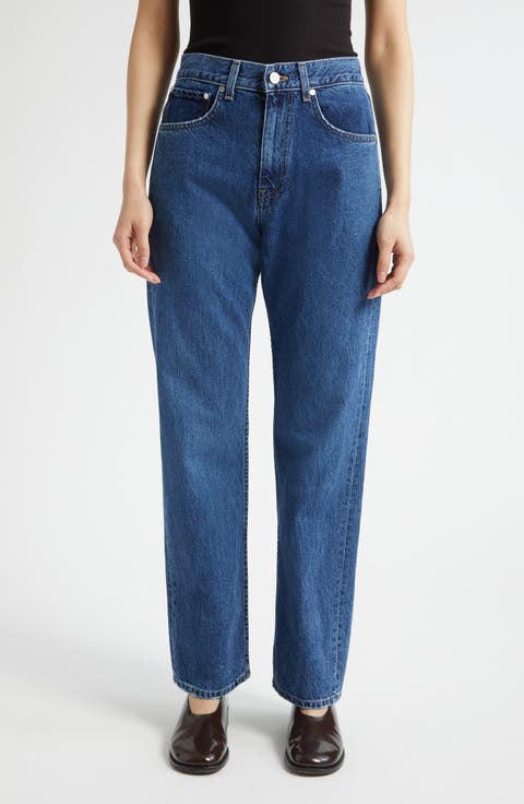 Kent High Waist Straight Leg Jeans (Paris)
