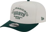 New Era Men's New Era Cream/Dark Green San Francisco Giants Chrome A-Frame 9FIFTY Snapback Hat