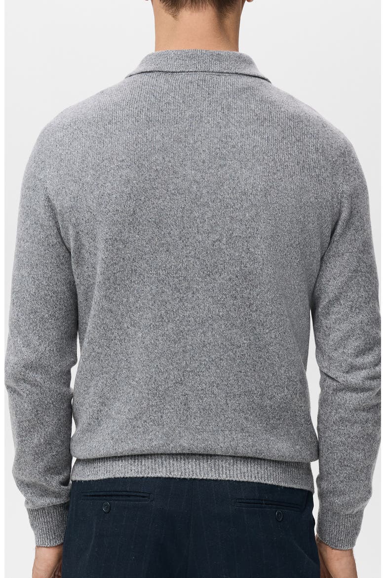 Polo Sweater, Alternate, color, GREY