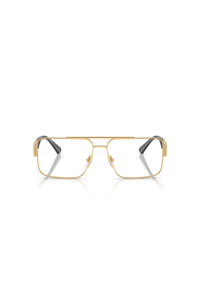 56mm Rectangle optical glasses, Alternate, color, Gold