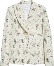 Giambattista Valli Floral Embroidered Cotton Jacket