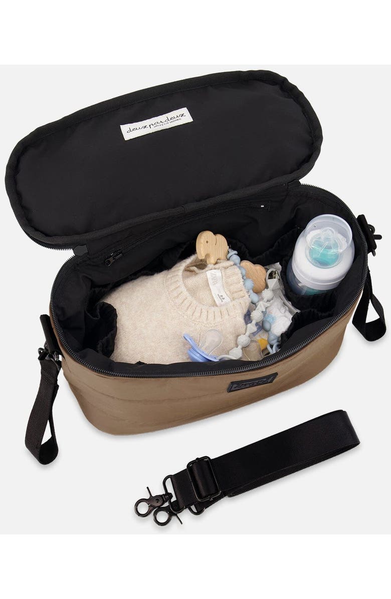Deux par Deux Unisex Mini Diaper Bag, Alternate, color, Chanterelle