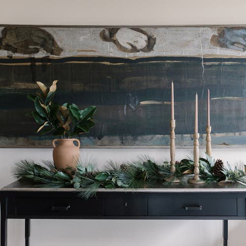 Cg Hunter 12" Terracotta Vase With Handles In Brown