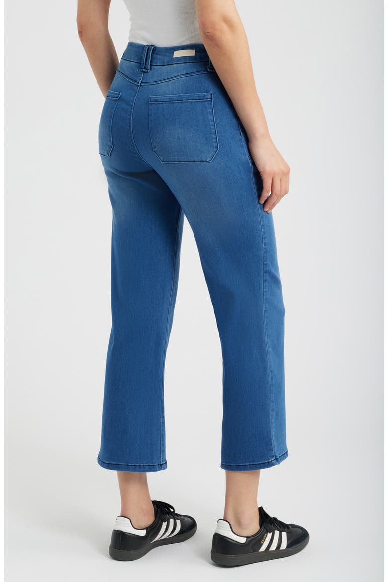 Better Butter High Waist Cropped Wide Leg Jeans, Alternate, color, KHARI