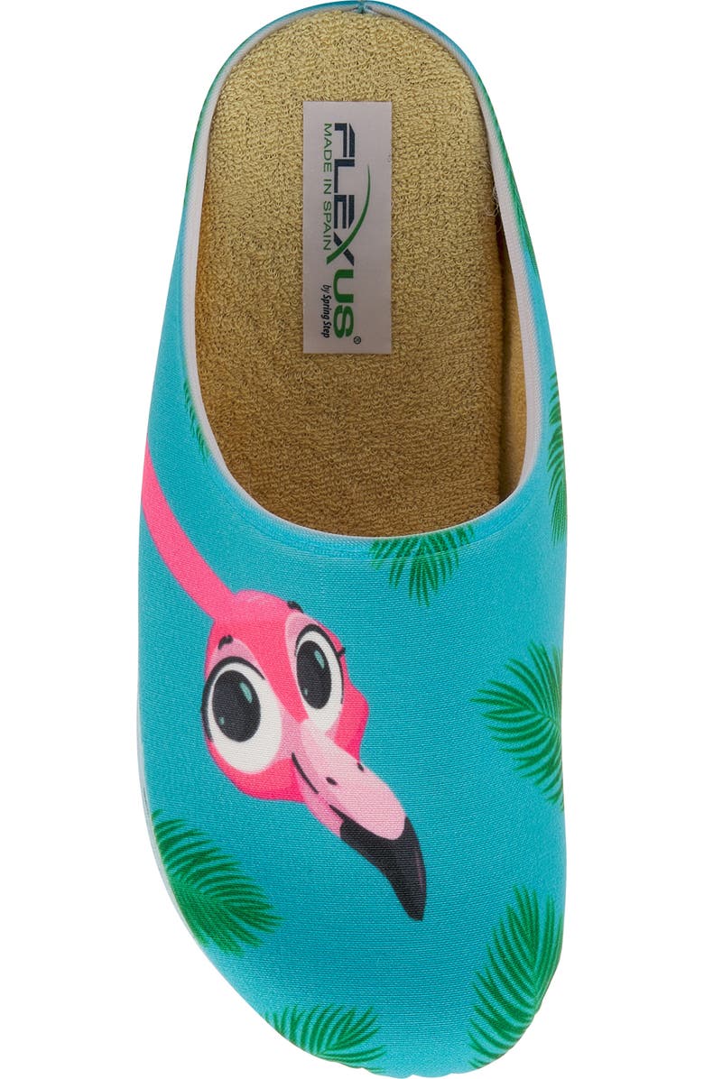 Flexus by Spring Step Miss Beaks Print Slipper, Alternate, color,