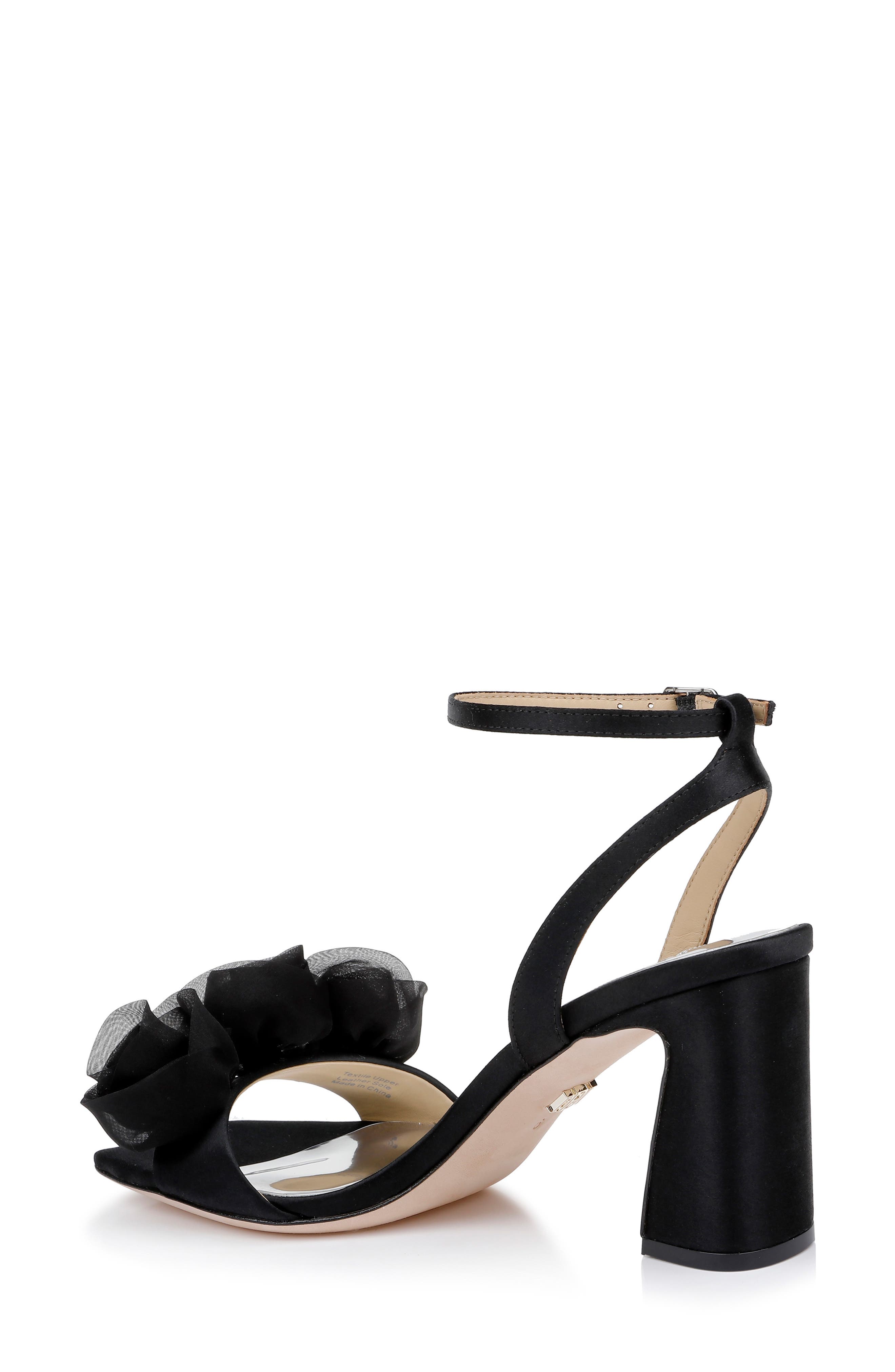 Badgley Mischka Collection Carli Rose Square Toe Sandal, Alternate, color, 