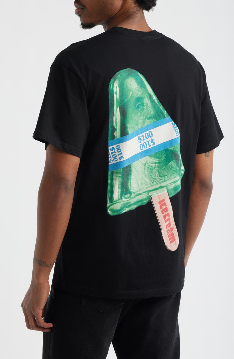 ICECREAM Money Pop Cotton T-Shirt, Alternate, color, Black