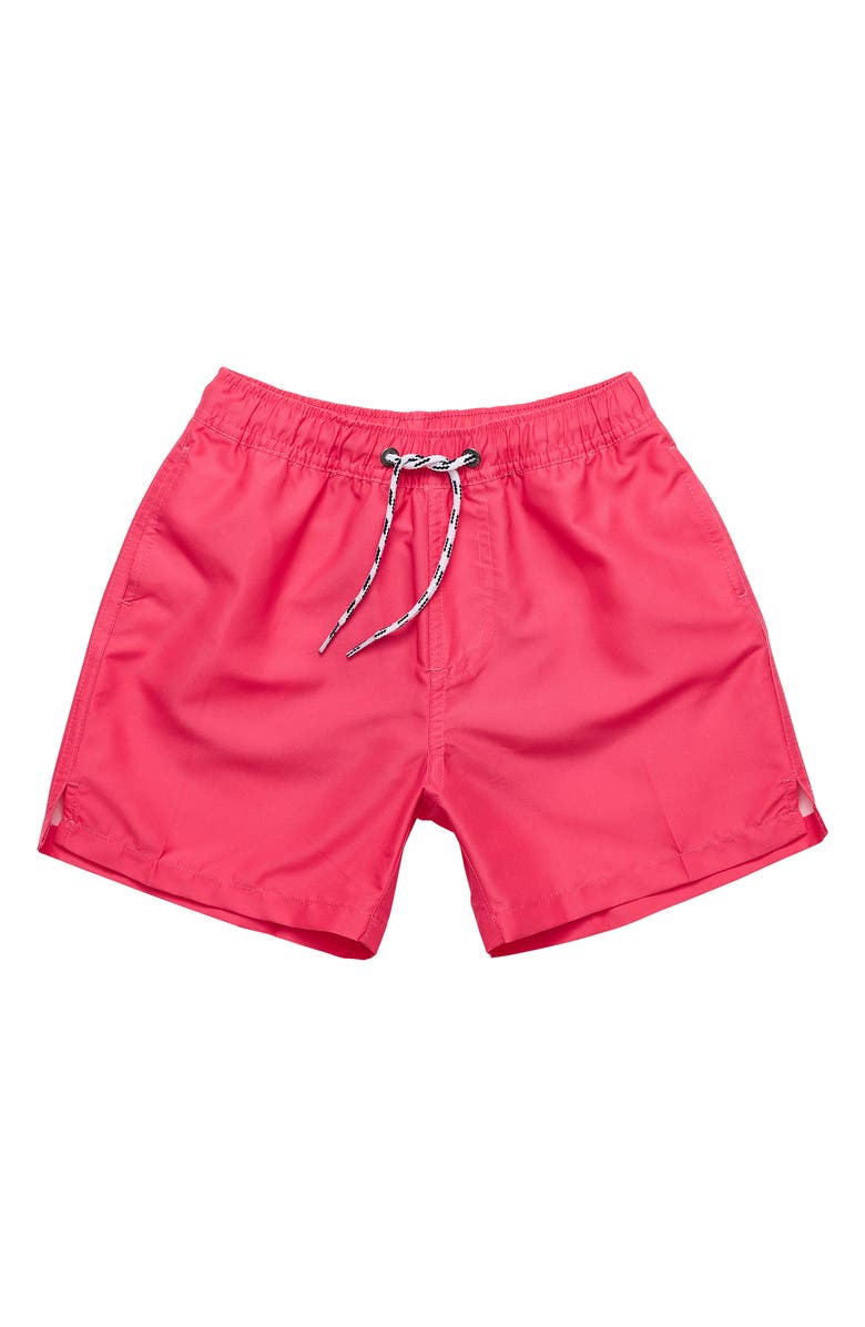 Snapper Rock Kids' Comfort Colorblock Swim Trunks, Main, color, 