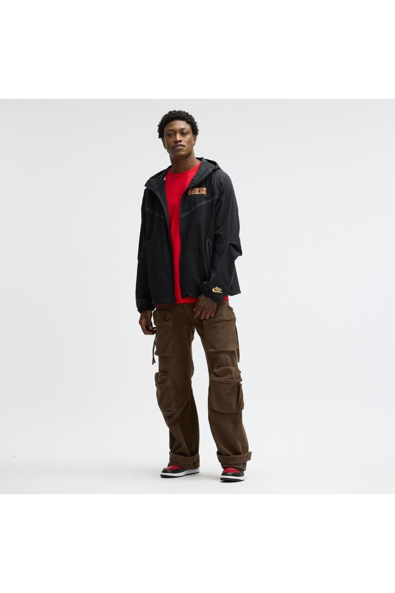 Men's Nike  Black San Francisco 49ers Rivalries Collection Tech Raglan Full-Zip Jacket, Alternate, color, Black