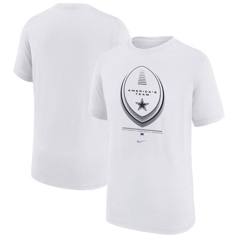 Youth Nike  White Dallas Cowboys Icon Legend Dri-FIT T-Shirt