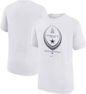Nike Youth Nike  White Dallas Cowboys Icon Legend Dri-FIT T-Shirt