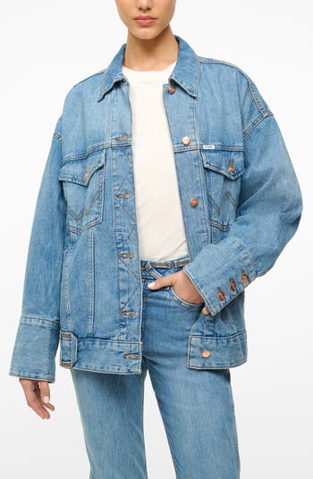 STAUD Wrangler The Biggest Denim Trucker Jacket Nordstromrack
