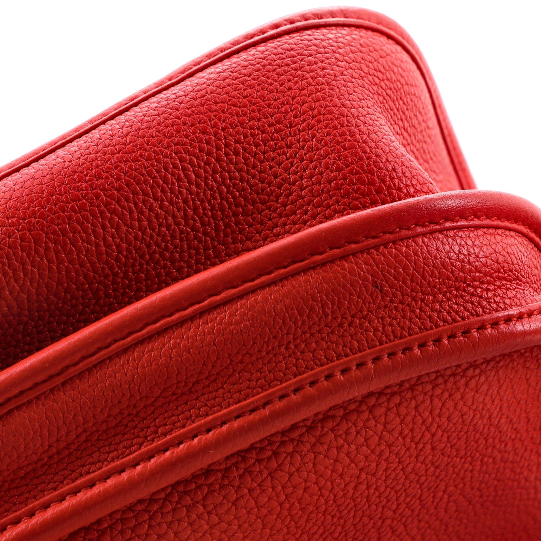 Pre-Owned Hermes Evelyne Bag Gen III Clemence PM, Alternate, color, Rouge De Coeur