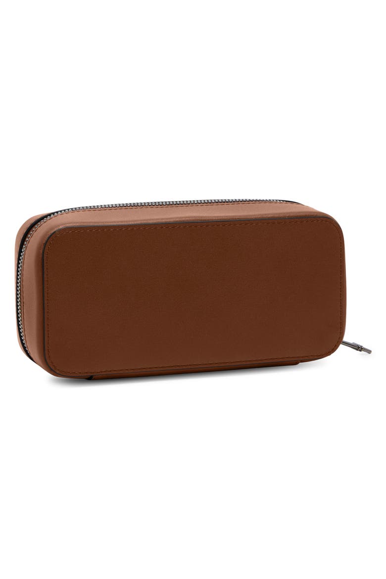 Nassau Travel Watch Case, Alternate, color, COGNAC