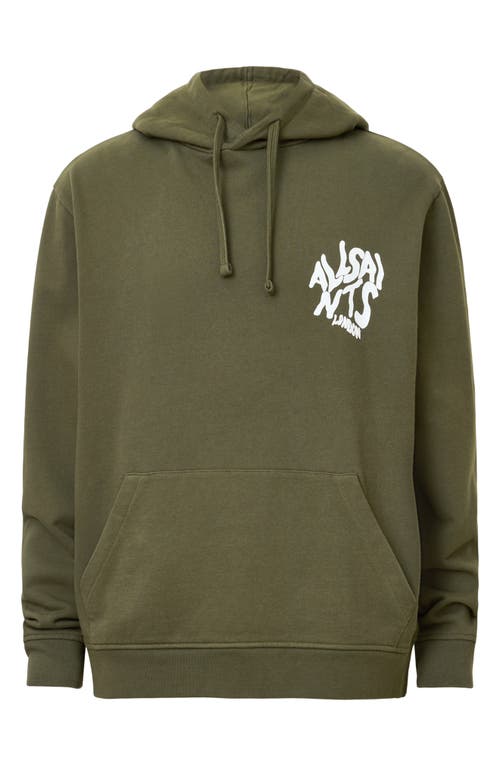 Allsaints Orlando Logo Graphic Hoodie