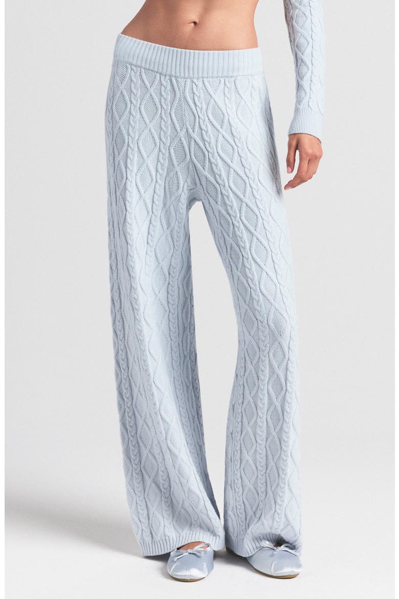 Snow Bunny Straight Leg Pants, Main, color, ZEN BLUE
