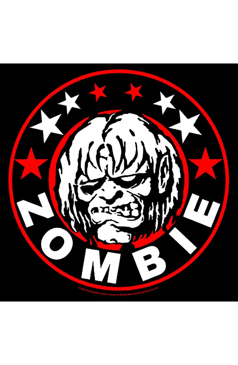 Rob Zombie Men's Rob Zombie Undead Badge Graphic T-Shirt, Alternate, color, Black