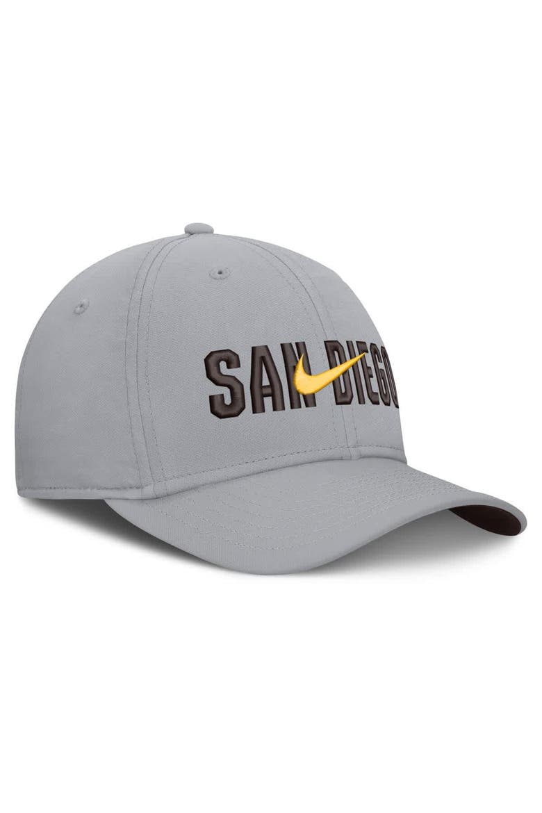 Men's Nike  Gray San Diego Padres Primetime Rise Dri-FIT Flex Hat, Alternate, color, Gray
