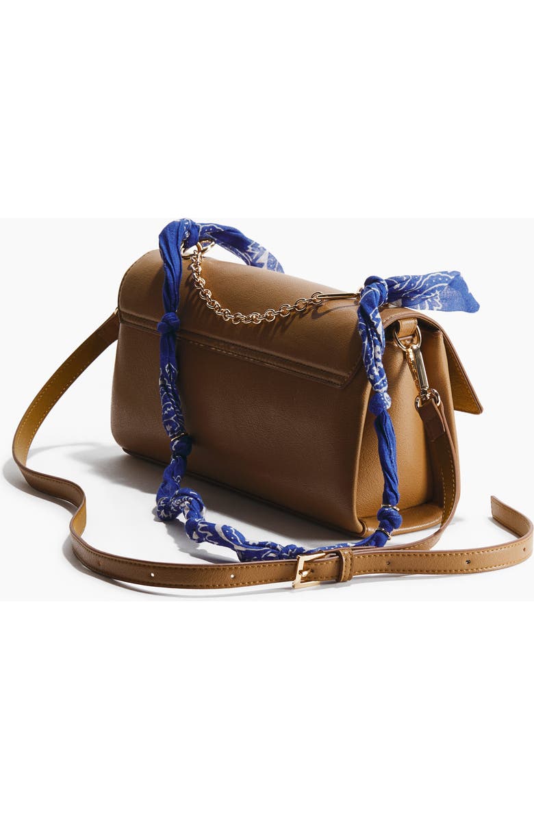 H&M Scarf-detail Crossbody Bag, Alternate, color, Light Brown