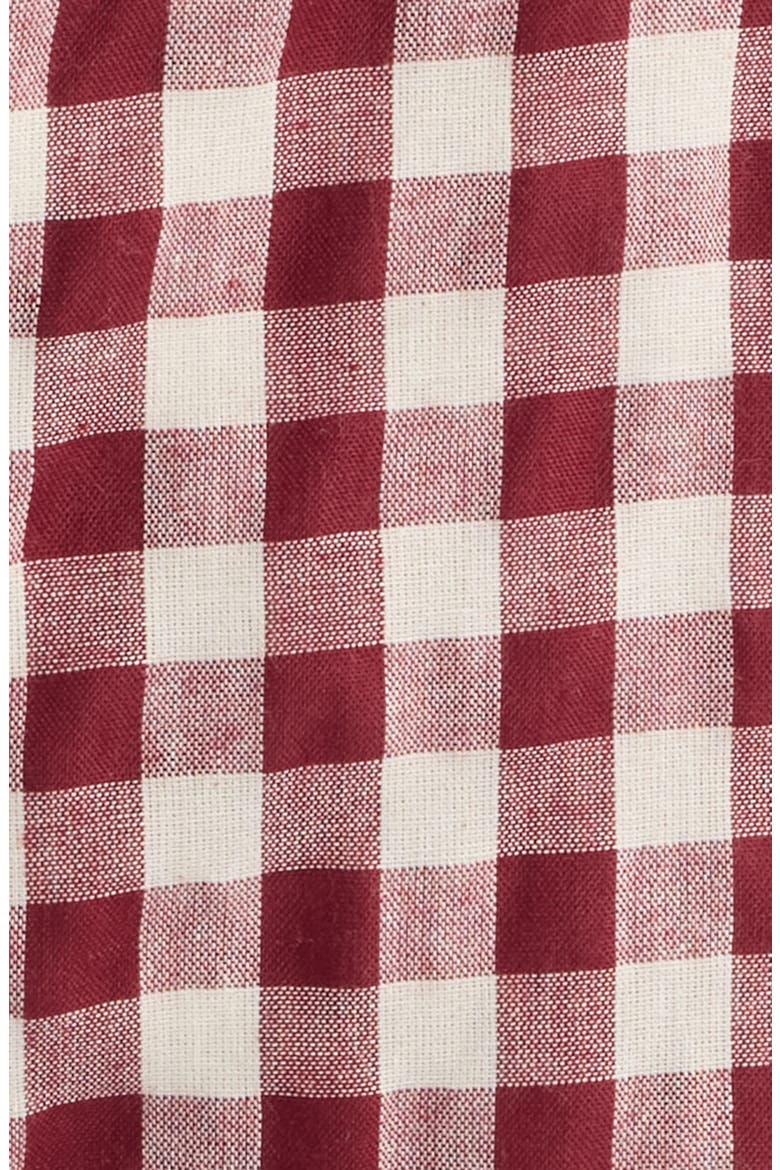 Landon Gingham High Rise Shorts, Alternate, color, BURGUNDY GINGHAM