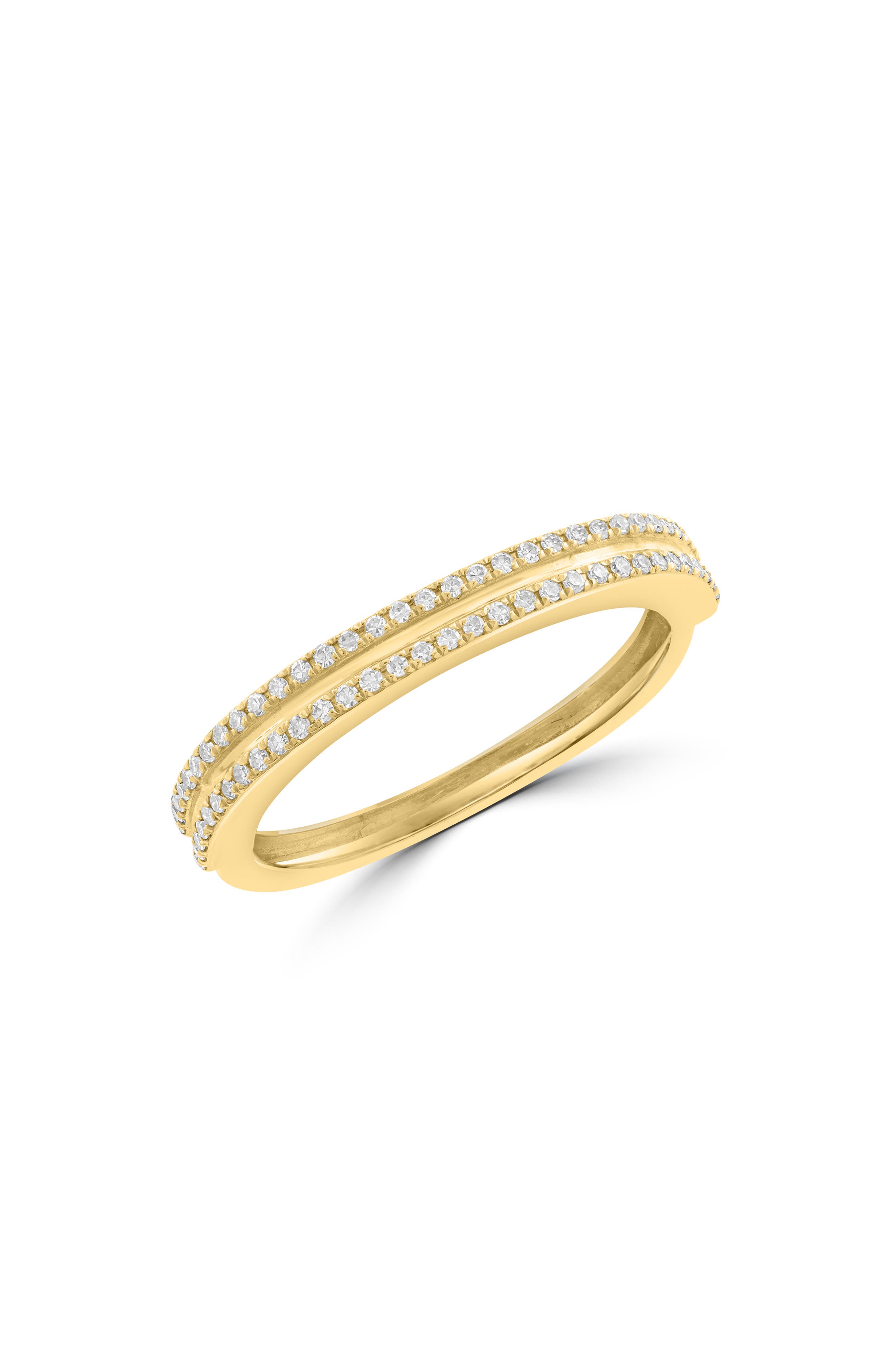 EFFY 14K Gold Diamond Pavé Ring - 0.19ct.