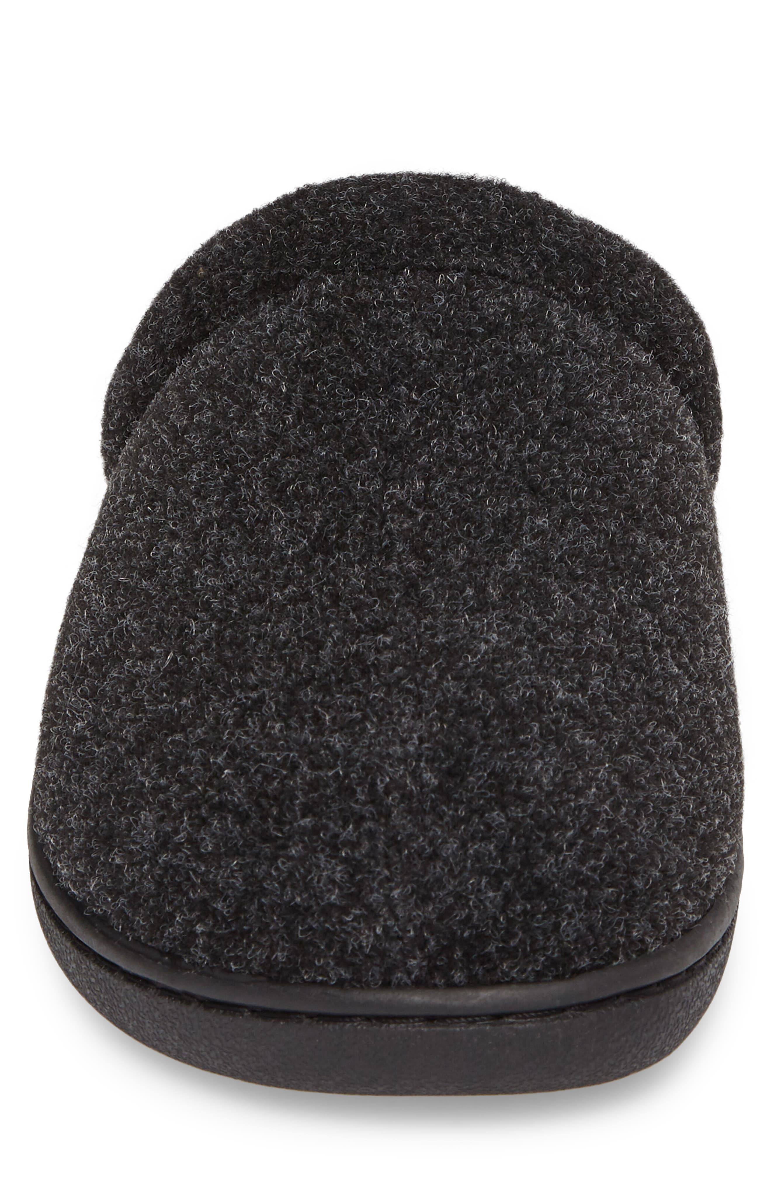 Slipper, Alternate, color, CHARCOAL