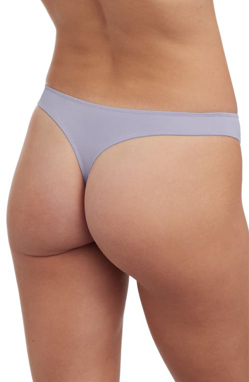 Skarlett Blue Entice Lace Front Thong In Blue