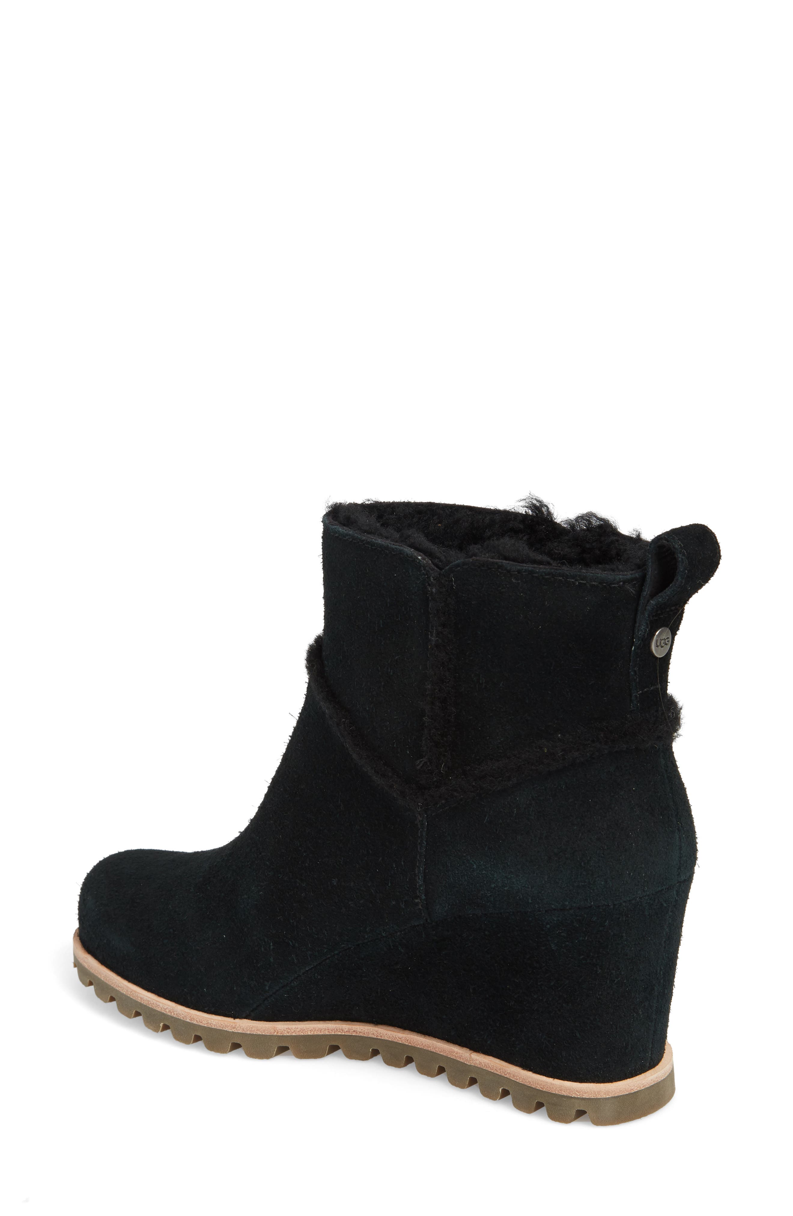 UGG<sup>®</sup> Marte Waterproof Wedge Bootie, Alternate, color, 