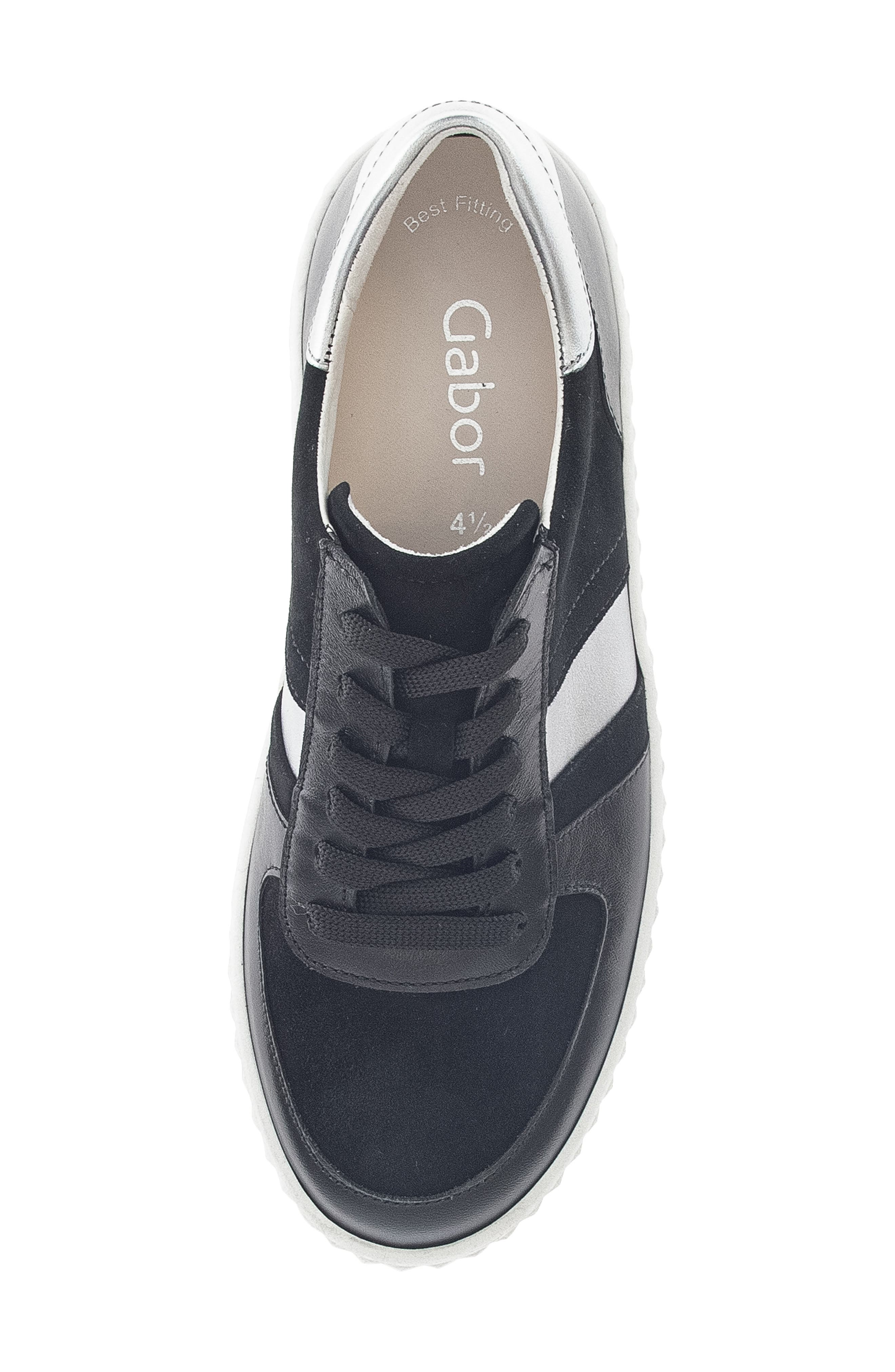 Gabor 53.203 Platform Sneaker, Alternate, color, Black
