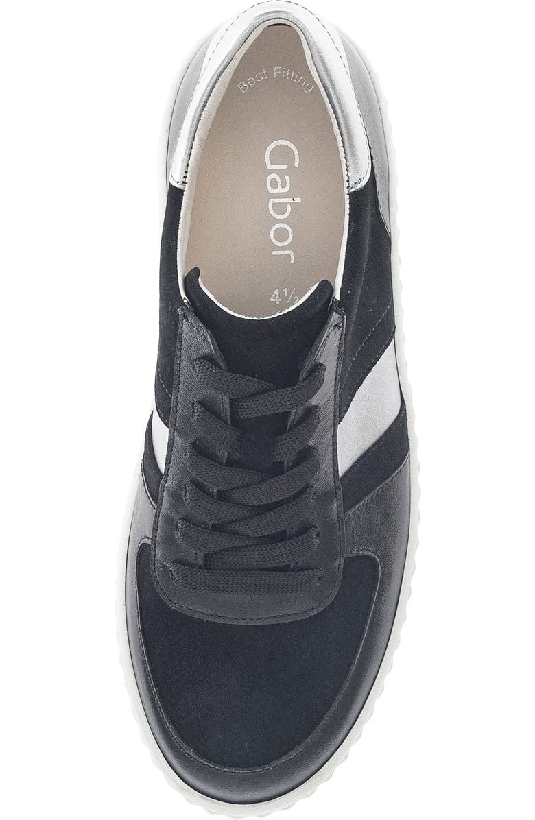 Gabor 53.203 Platform Sneaker, Alternate, color, Black