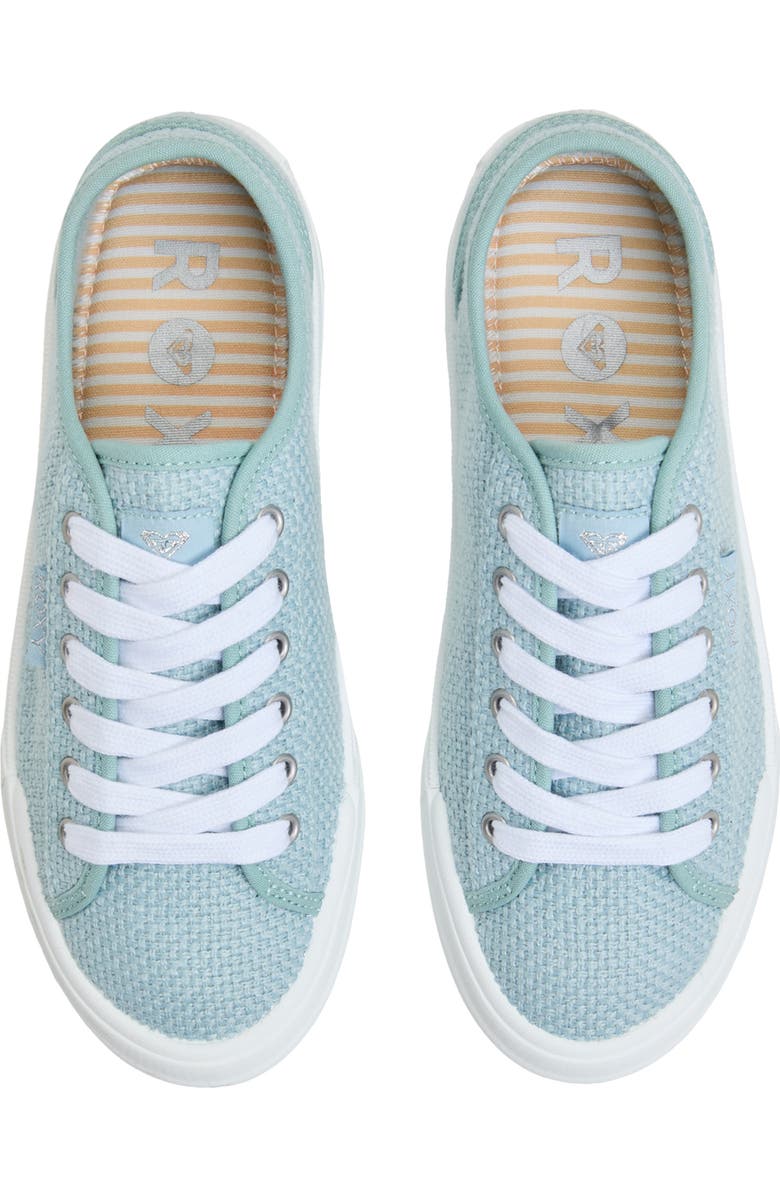 Roxy Marina Sneaker, Alternate, color, Woven Light Blue