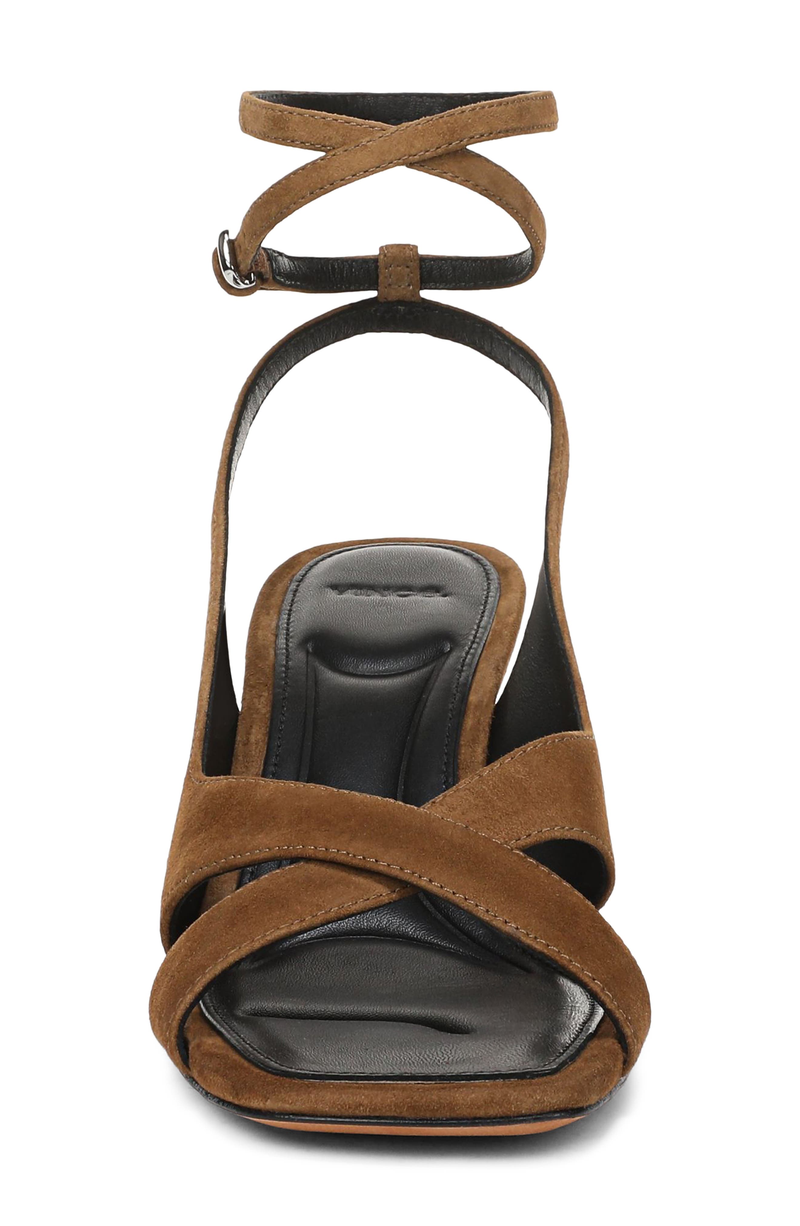 Lola Leather Sandal, Alternate, color, ELMWOOD